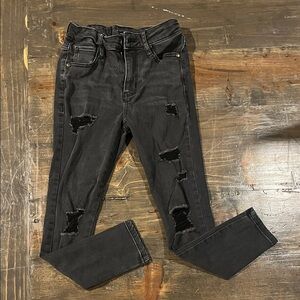 Art Class Black Distressed Kids Jeans